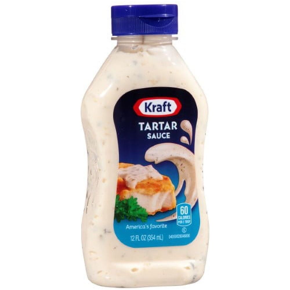 Kraft Tangy Tartar Sauce, 12 Fl Oz Bottle (Set of 6)