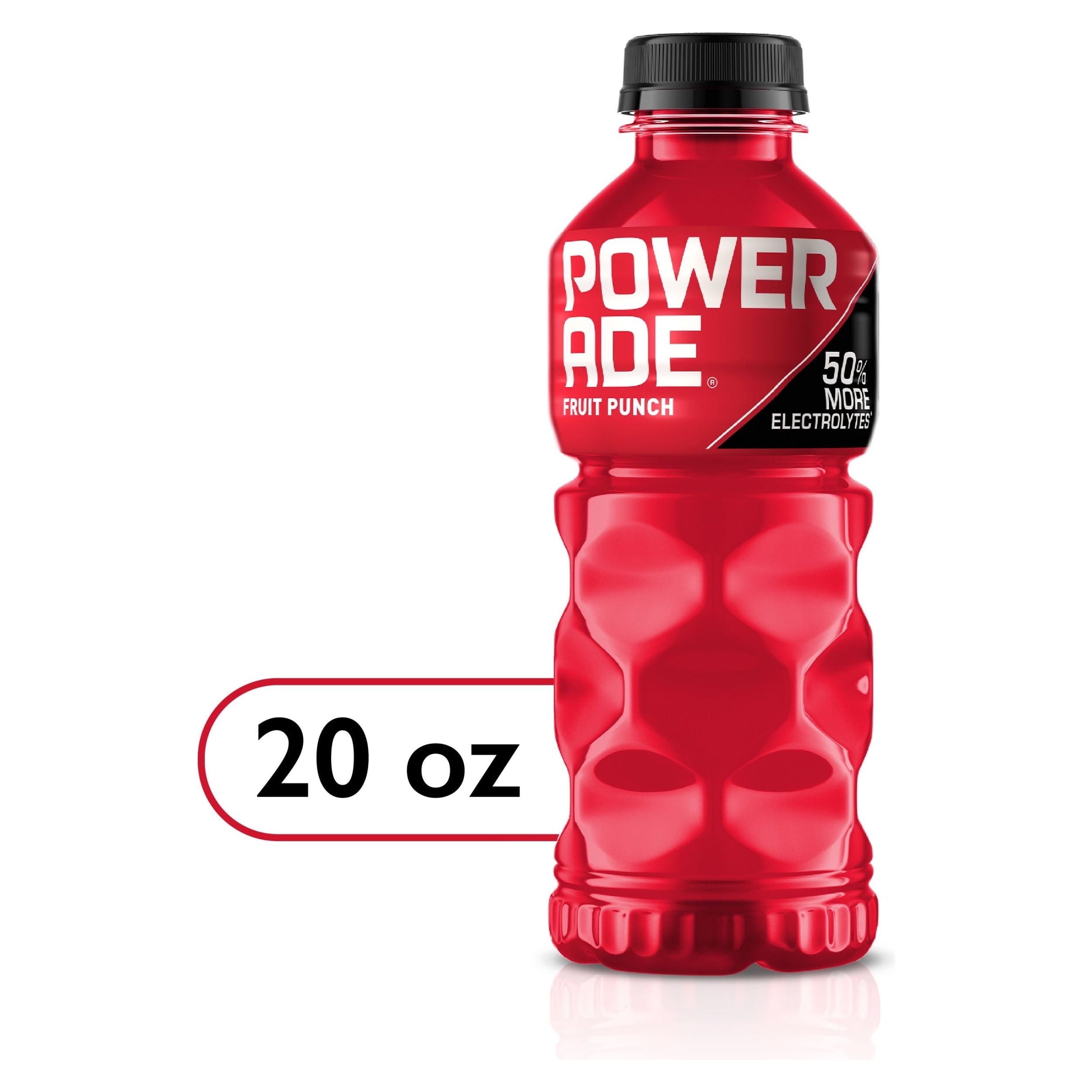 POWERADE Fruit Punch Electrolyte Sport Drink, 20 fl oz Plastic Bottle - Powerade