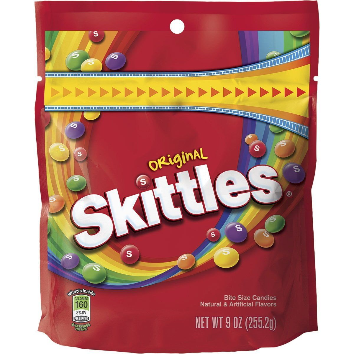 Skittles Original, 9 Ounce - 8 Pack