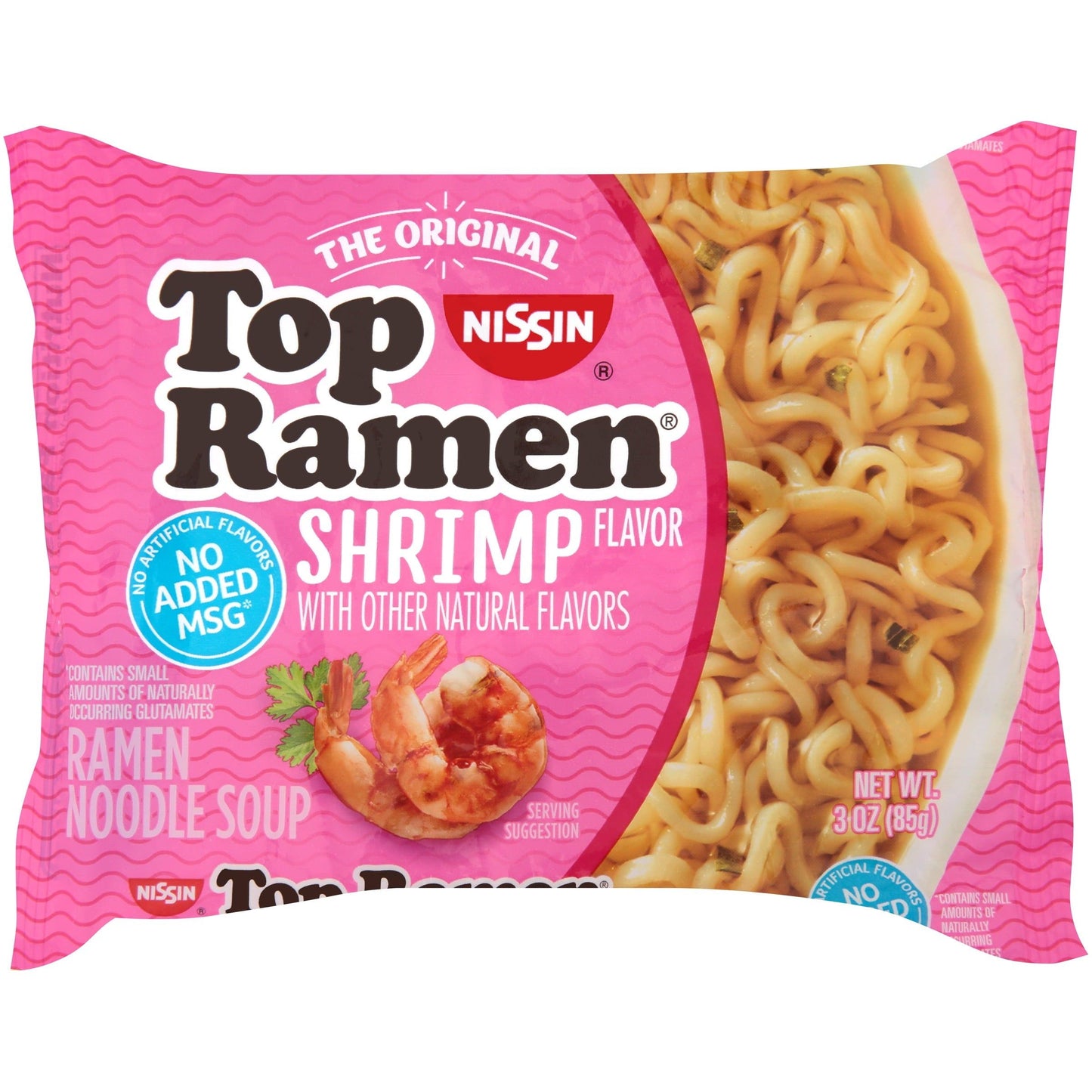 Shrimp Flavor Top Ramen Noodle Soup - The Original Delight