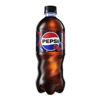 Pepsi Zero Sugar Wild Cherry - 20 Oz Bottles, 24-Pack