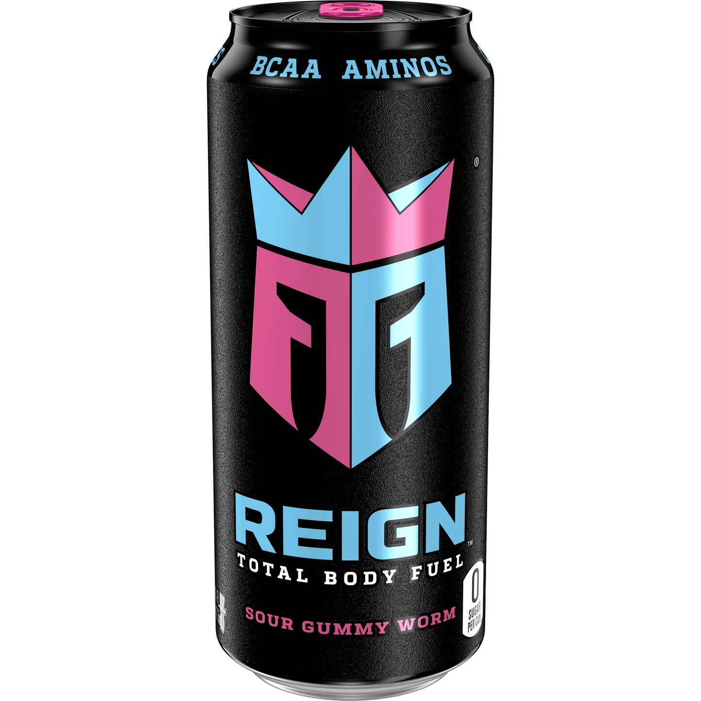 Sour Gummy Worm Reign Total Body Fuel, 16 fl oz Performance Energy Drink