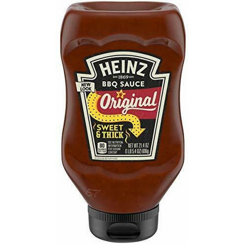 Heinz Sweet & Thick BBQ Sauce - 6-Pack of 21.4 oz Bottles