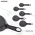 Farberware Professional 10 Piece Plastic Measuring Cup and Spoon Set Black