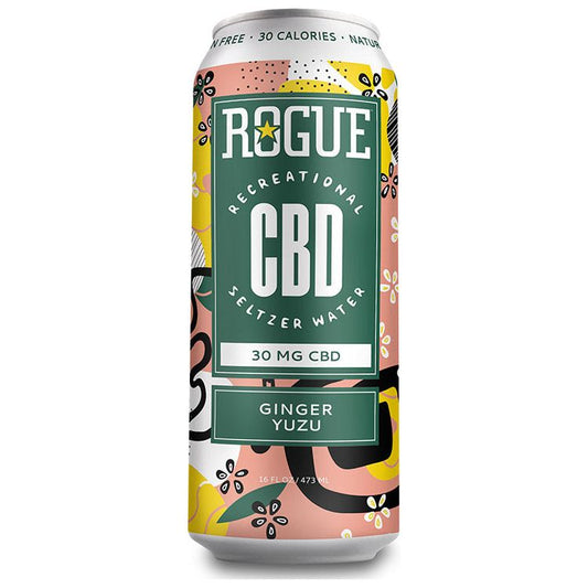 Rogue Ginger Yuzu Cbd Seltzer 16 oz Can