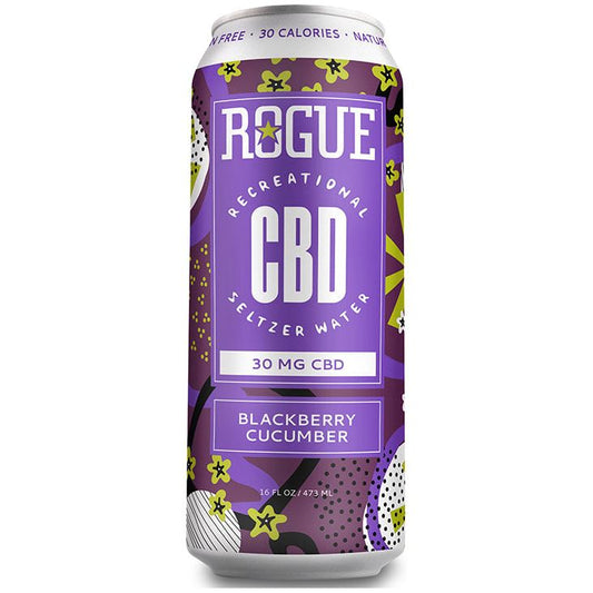 Rogue Blackberry Cucumber Cbd Seltzer 16 oz Can