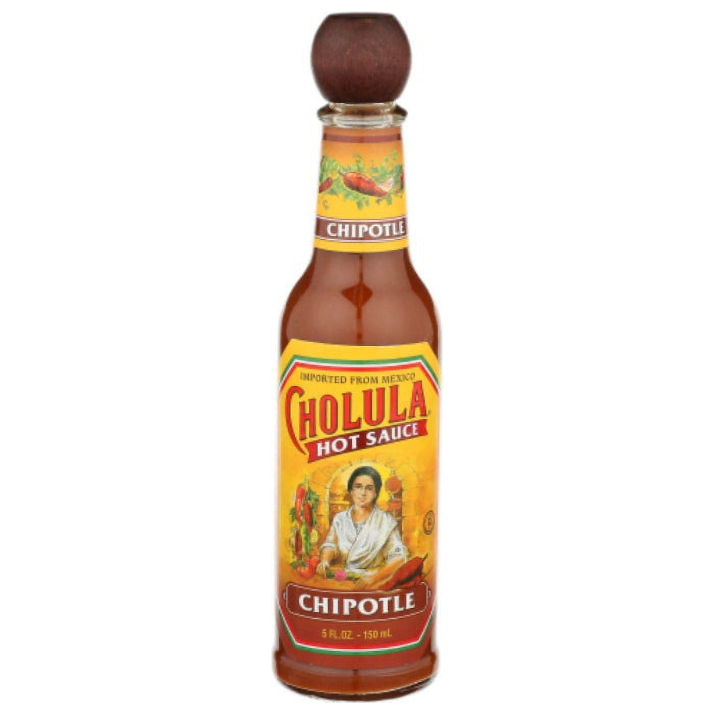 CHOLULA CHIPOTLE HOT SAUCE - Set of 6 Bottles (5 oz Each) - Cholula