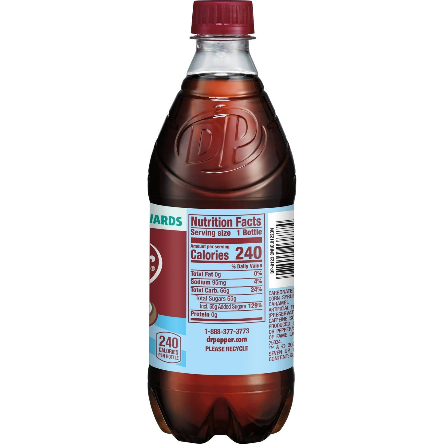 Dr. Pepper Creamy Coconut Flavored Soda - 20oz Bottles (Pack of 12)