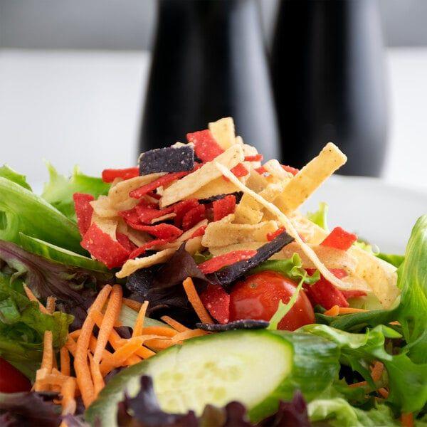 Colorful Crunchy Tortilla Strips - 1 Pound