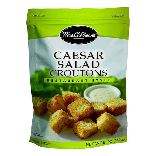 Mrs. Cubbison's Caesar Salad Croutons - 5 Ounce, 9-Pack Crunchy Delight