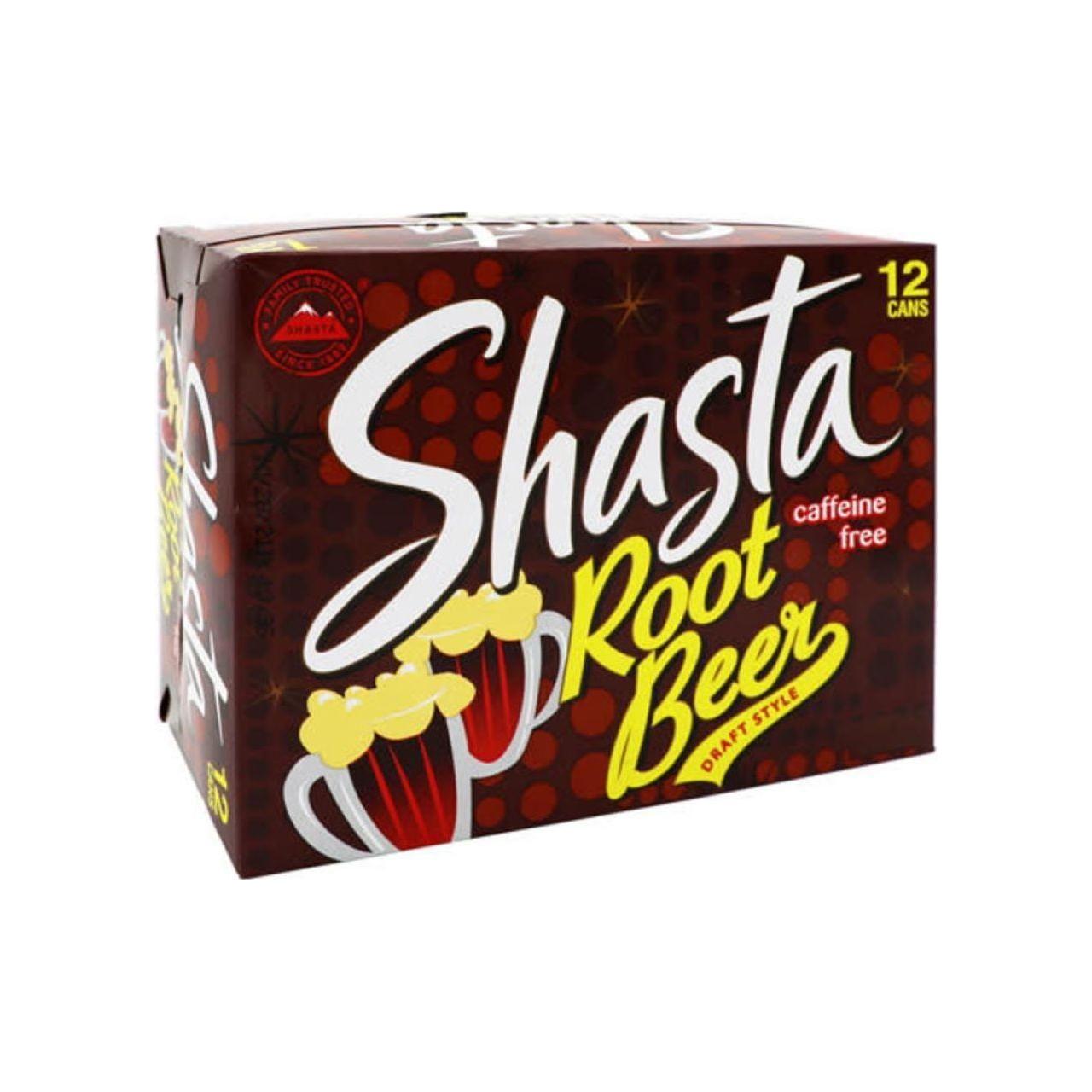 Shasta Root Beer Soda - 24 Cans of 12 oz Refreshing Flavor - Shasta