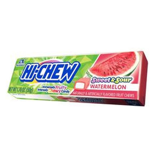 Hi-Chew Stick Chewy Fruit Candy - Watermelon (Pack of 4)