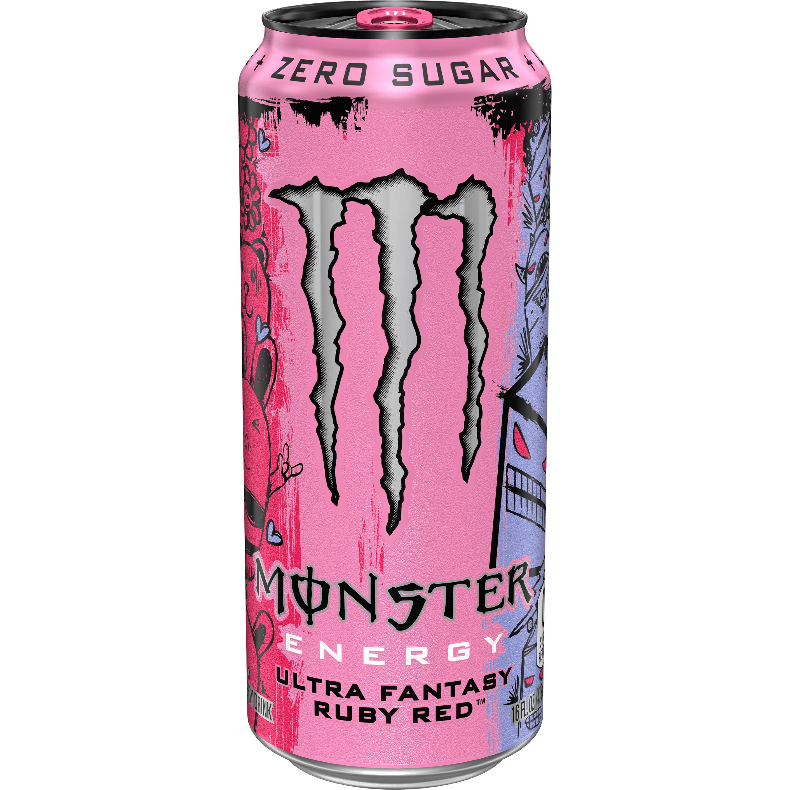 Monster Energy Ultra Fantasy Ruby Red - 16 fl oz Can - Monster Energy