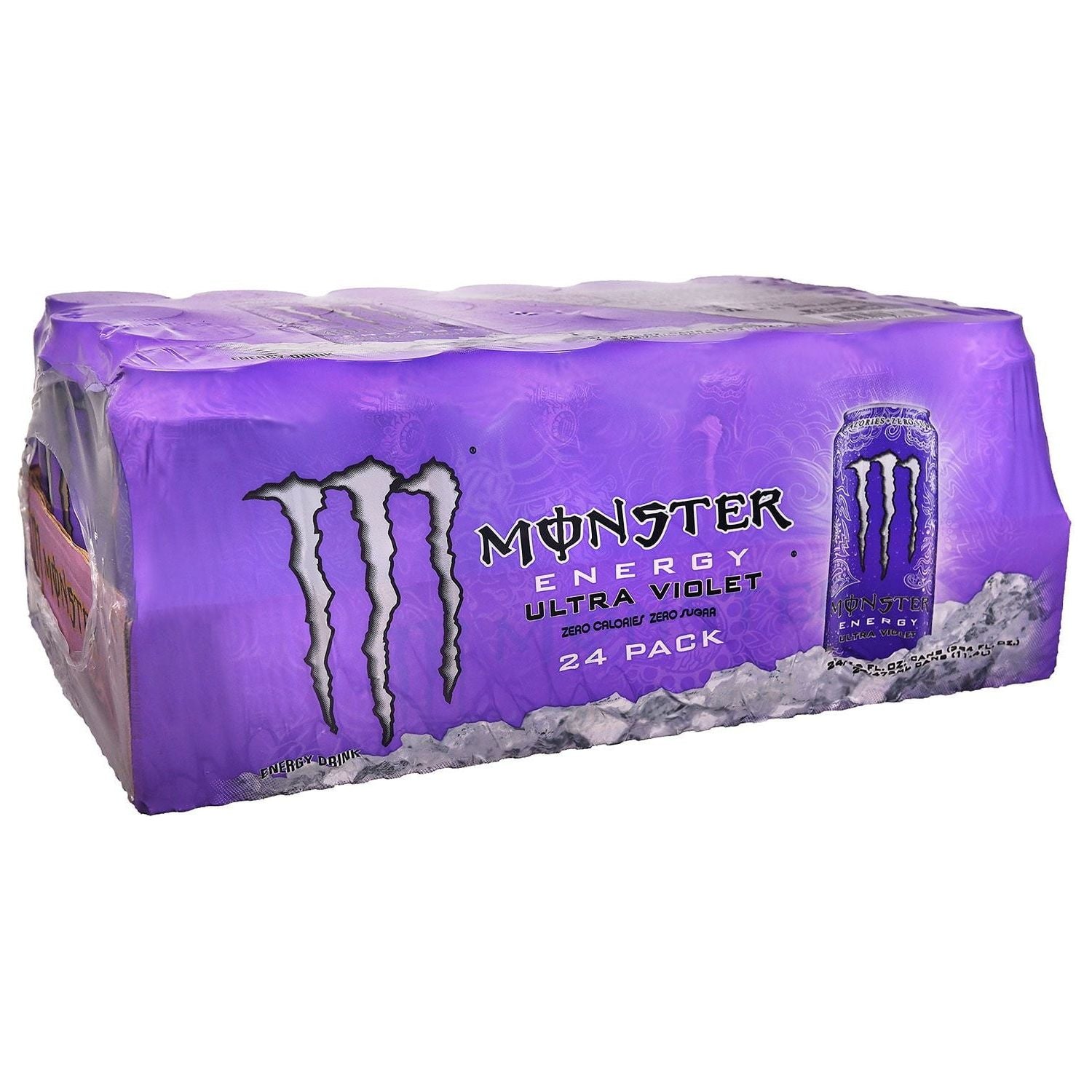 Monster Energy Drink, Ultra Violet - Sugar-Free 16 oz. Cans - 24 Count Pack - Monster Energy