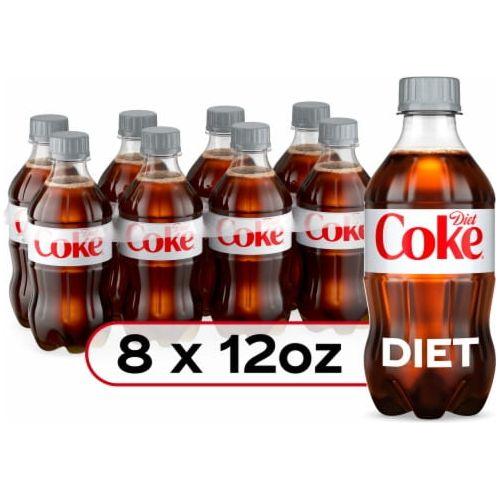 Diet Coke Zero Sugar Cola Soda, 12 oz Bottles, 8 Count Pack - Diet Coke