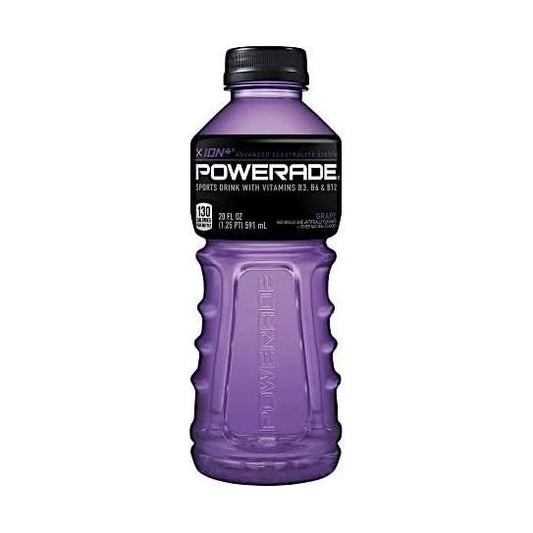 POWERADE Grape Flavored Sports Drink, 20 FL OZ (Pack of 10 Bottles) - Powerade