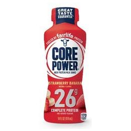 CORE POWER STRAWBERRY BANANA 26G PROTEIN 14OZ BOTTLES 12PK