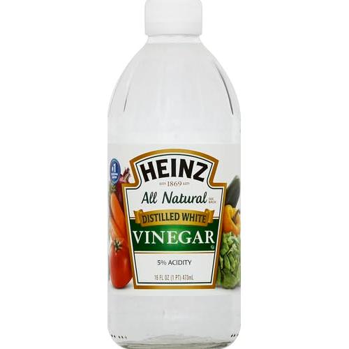 Heinz 5% Distilled White Vinegar - All Natural, 16 fl oz