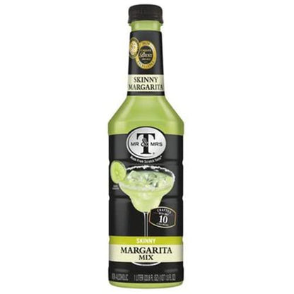 Mr & Mrs T Skinny Margarita Mix, 1 L, Bottle