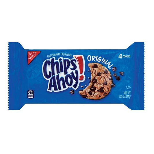 Nabisco  1.55 oz Chips Ahoy Chocolate Chip Cookies, Black - Pack of 12