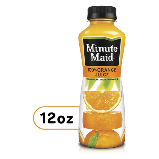 Minute Maid 100% Orange Fruit Juice, 12 fl oz Bottle