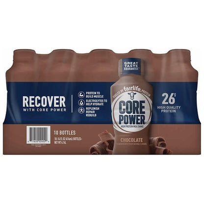 Fairlife Core Power Protein Chocolate Milk Shake 26g, 14 Fl Oz (Pack of 12)