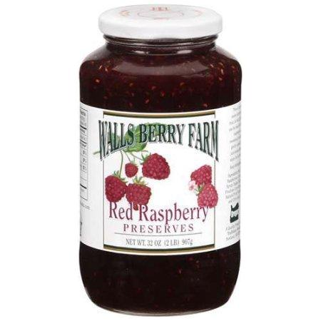 Walls Berry Farm All-Natural Red Raspberry Spread, 32 oz