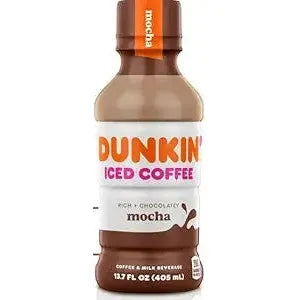 Dunkin' Mocha, Iced Bottled Coffee Drink, 13.7 fl oz - Dunkin