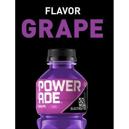 POWERADE Grape Flavored Sports Drink, 20 FL OZ (Pack of 10 Bottles)