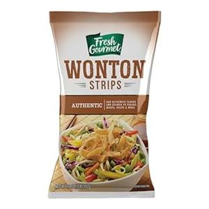 Crispy Wonton Strips & Salad Crunch Toppers, 16 oz (2-Pack) - Fresh Gormet