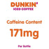 Dunkin' Original, Iced Bottled Coffee Drink, 13.7 fl oz, (Pack of 12)