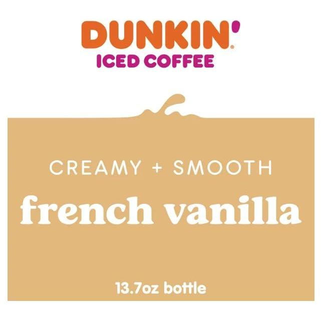 Dunkin' Creamy French Vanilla Iced Coffee, 13.7 fl oz - Dunkin