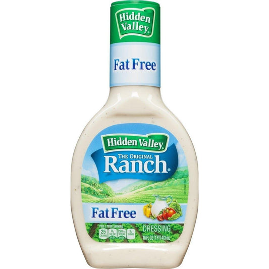 Hidden Valley Original Ranch Fat-Free Dressing Twin Pack (2 x 16 oz Bottles)