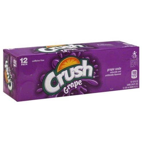 Crush Grape Fizz, 12 oz Cans, 12-Pack