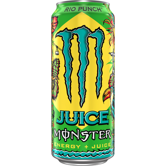 Juice Monster Rio Punch Energy Drink, 16 oz Can