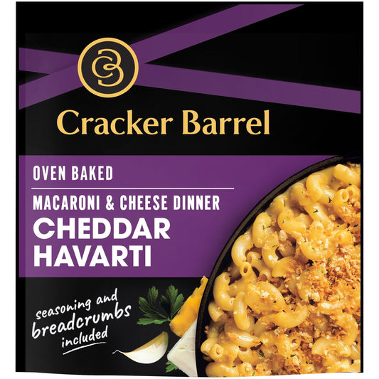 Cracker Barrel Creamy Havarti Mac & Cheese Dinner, 12.3 oz Pouch