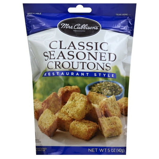 Mrs. Cubbison's Premium Seasoned Croutons 5 oz - Perfect for Salads and Soups