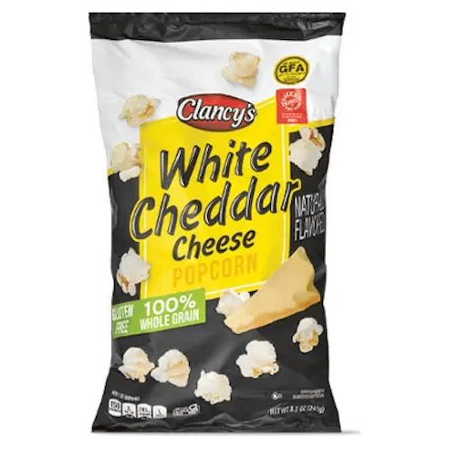 Clancy's White Cheddar Cheese Popcorn 100% Whole Grain