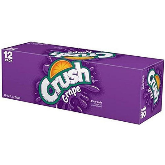 Crush Grape Soda - 24 Pack of 12 Oz Cans