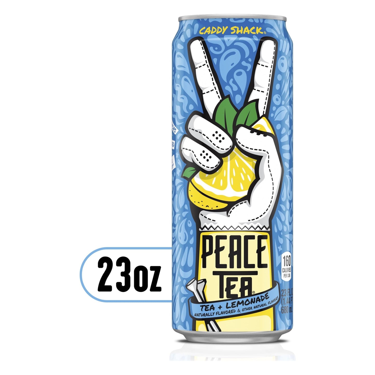 Peace Tea Caddy Shack Black Tea Lemonade Drink, 23 fl oz