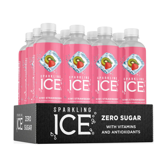 Kiwi Strawberry Sparkling Ice® Naturally Flavored Water, 17 Fl Oz, (12-Pack)