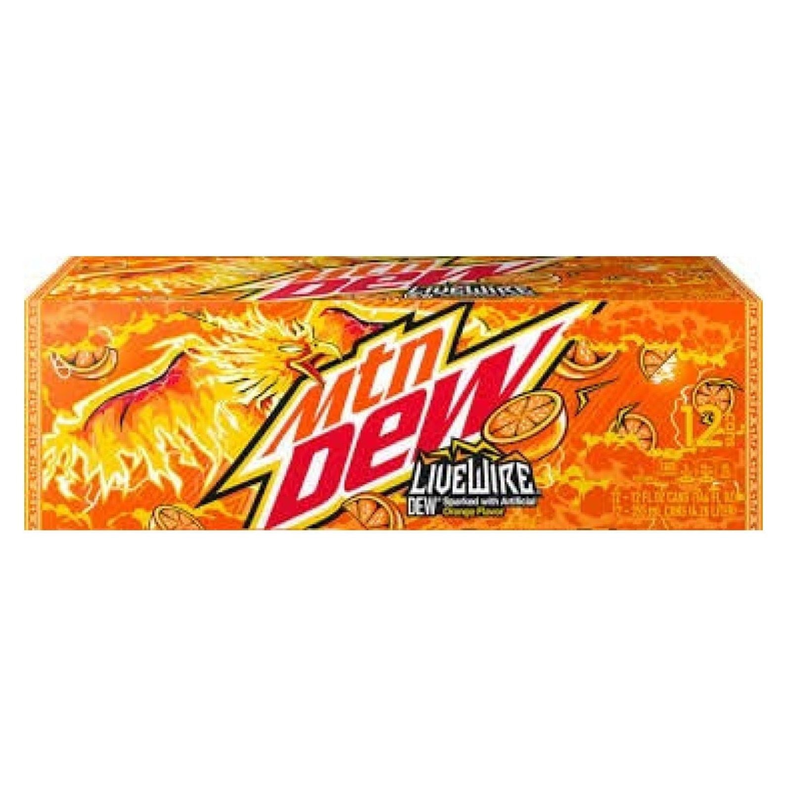 Mountain Dew LiveWire  - 12 Pack 12 oz Cans - Mountain Dew