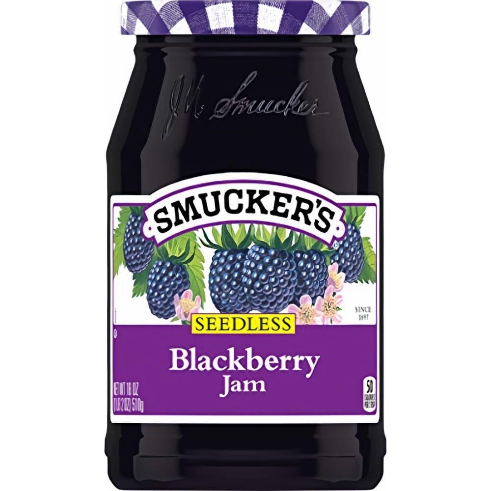 Smucker's Seedless Blackberry Jam 18-Oz Pack of 5