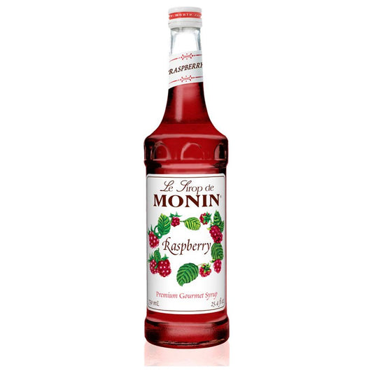 Monin - Raspberry Syrup, Sweet and Tart, Great for Cocktails and Lemonades, Gluten-Free, Non-GMO (750 ml)