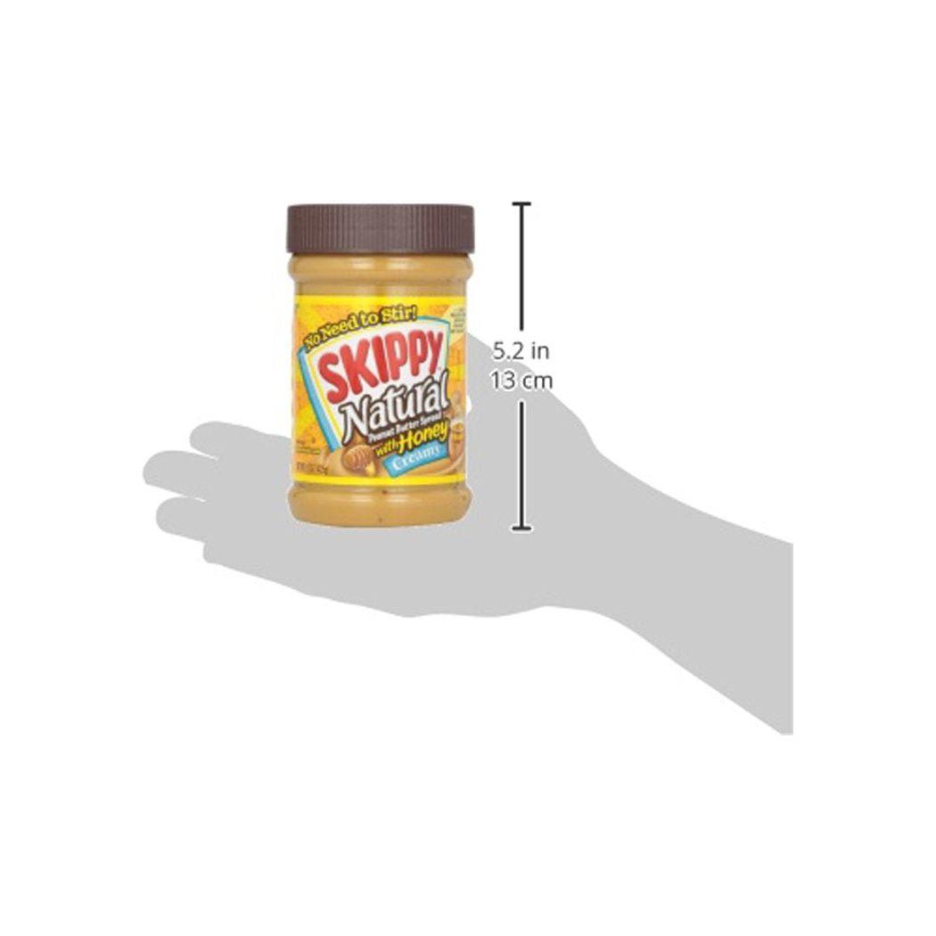 Skippy Honey Creamy Peanut Butter, 15 oz, Pack of 12 - Jif