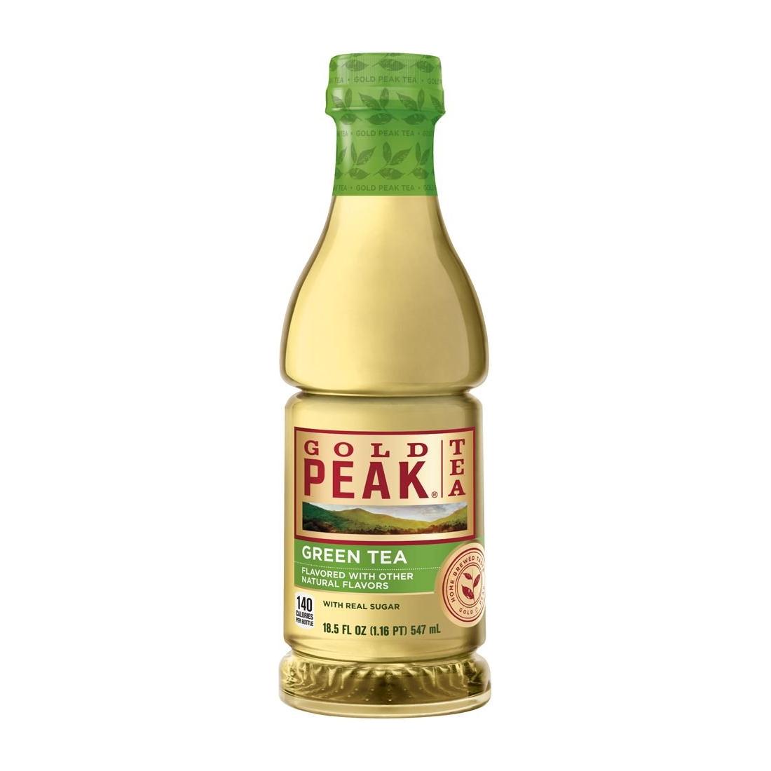 Gold Peak Iced Tea, 18.5 Fl Oz (Pack of 12) (Green)