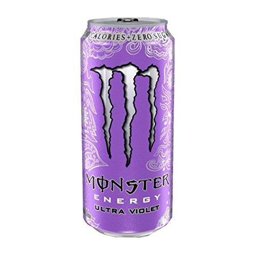 Monster Energy Ultra Violet 6-Pack - Refreshing 16 oz Energy Drink Cans