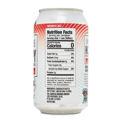 Lagunitas Variety  Hop Water Refresher (12pk of 12oz Cans) Zero Alcohol Hop Water (Includes 4 Cans Each of: Blood Orange, Berry Lemon & Regular Hop Water)