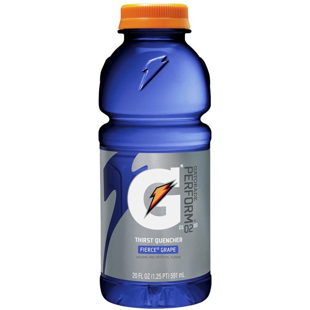 Gatorade Sports Drink, Fierce Grape, 20-Ounce Bottles (Pack of 24)