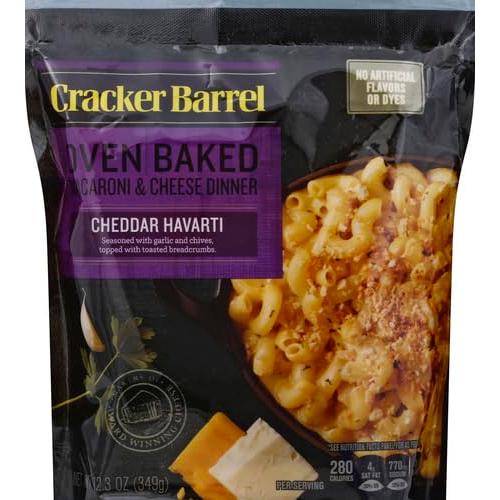 Cracker Barrel Creamy Havarti Mac & Cheese Dinner, 12.3 oz Pouch